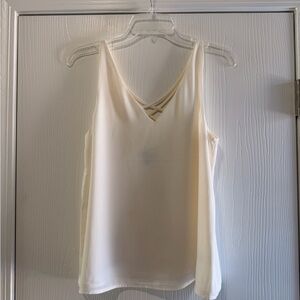 Express Cream Strappy V-Neck Blouse Tank Top size small - good condition